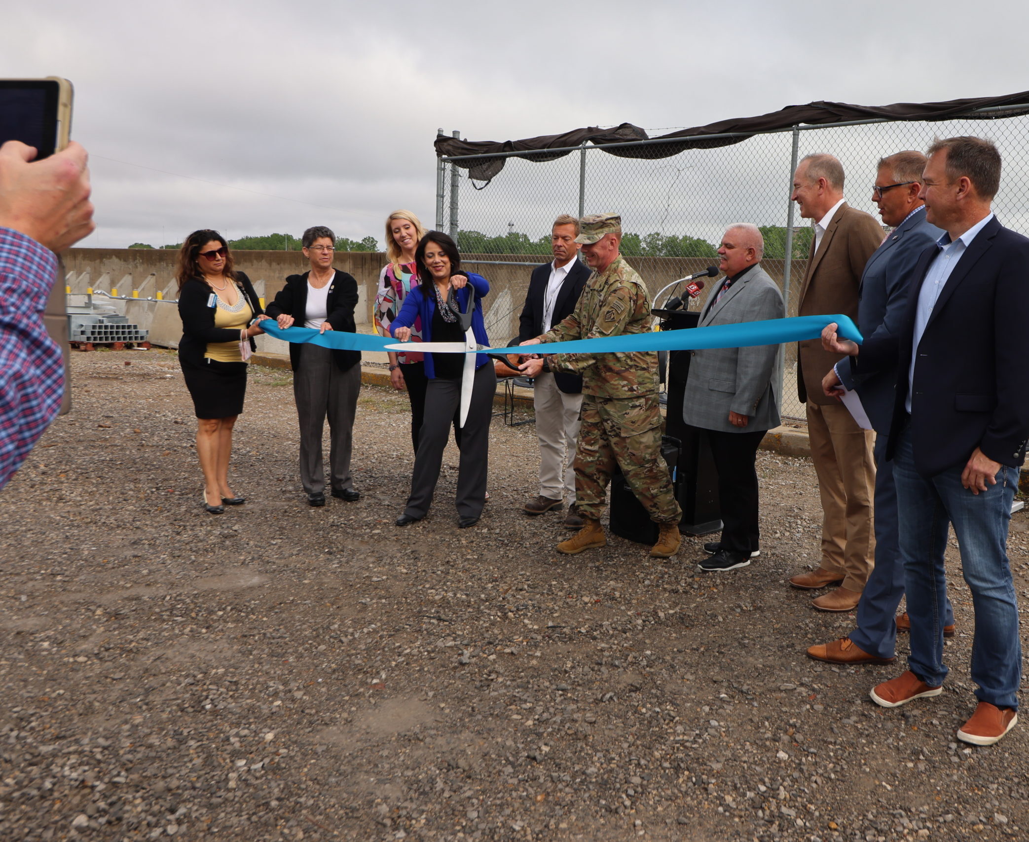Ribbon cutting